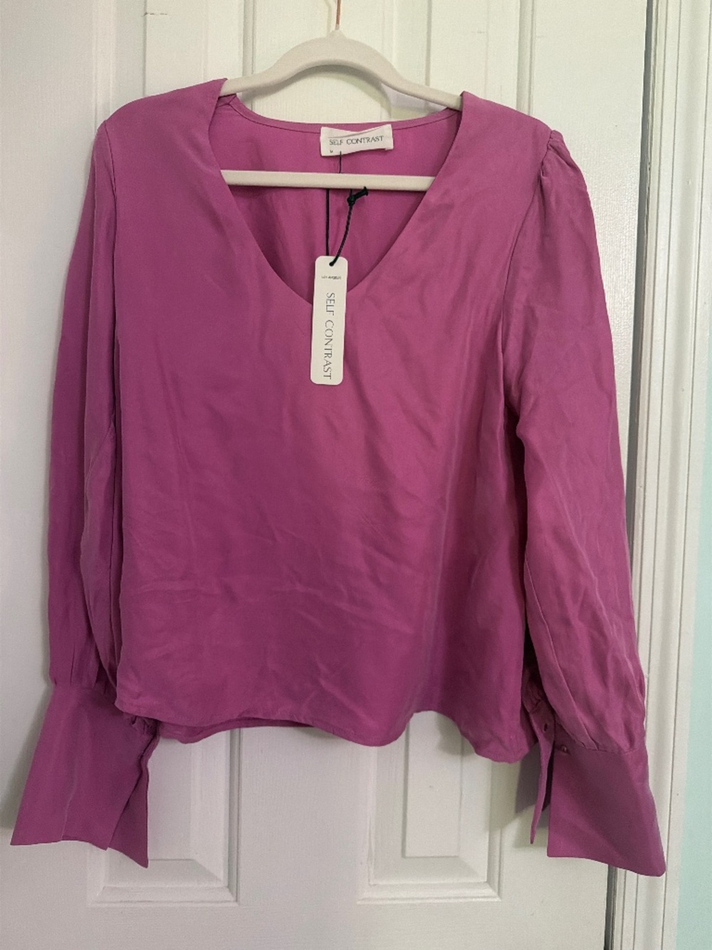 Anthropologie long sleeved blouse